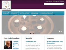 Tablet Screenshot of easternsynod.org